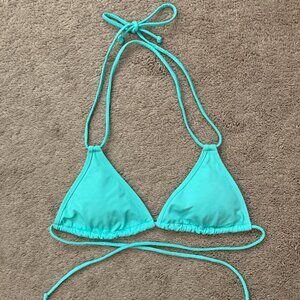 Victoria's Secret light turquoise bikini top size small